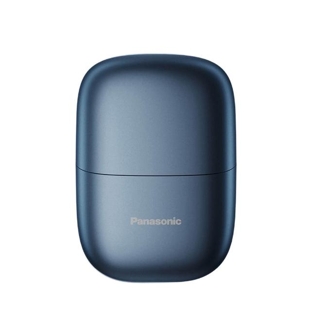 【Panasonic 國際牌】掌上型2枚刃電鬍刀-單寧藍(ES-CM2B-A)