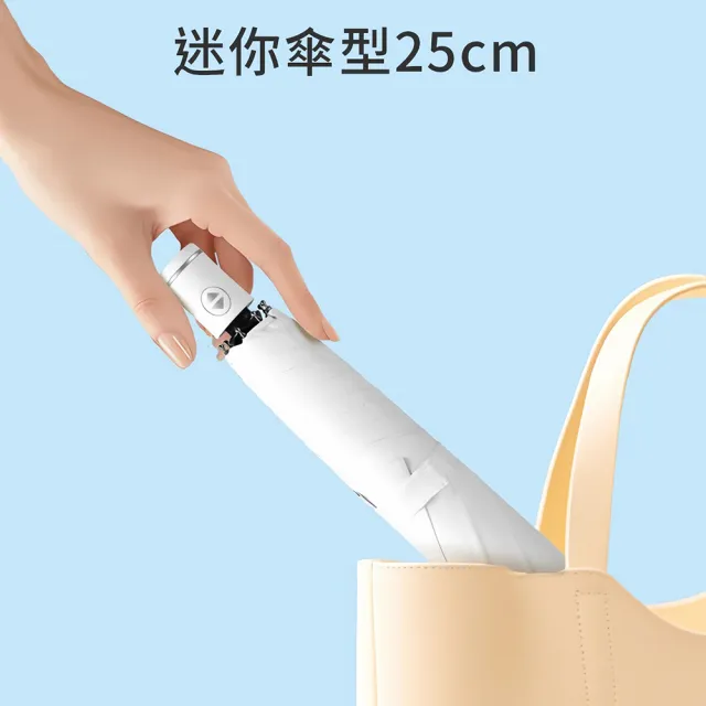 Coloxy 記憶完美瞬收防曬傘 傘面不皺 UPF50+黑膠遮陽超輕量自動傘 快速捲收迷你傘 摺疊晴雨傘
