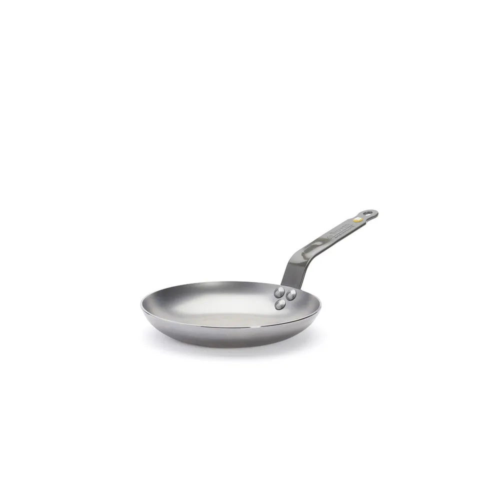 【de Buyer 畢耶】原礦蜂蠟鐵鍋 傳統單柄早餐鍋20cm-適用IH爐