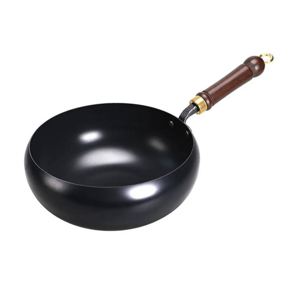 【Quality 聚家】大肚鍋 炒菜鍋 無塗層不沾鍋 平底鍋 鐵鍋 28CM/高密度無雜質/穩固耐用/0化學塗層