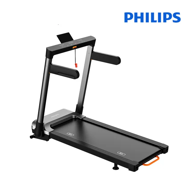 【Philips 飛利浦】FIT3105T 飛利浦緩震跑步機-小黑貂(一鍵折疊/無刷馬達/寬大跑台/登山機/父親節禮物)