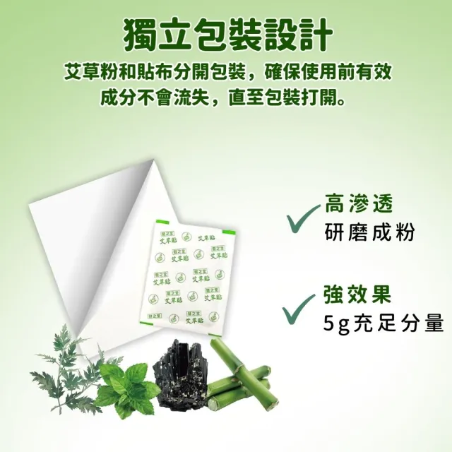 【健之堂】強效艾草足貼1盒 共10片(艾草/竹醋/足貼/緊繃/放鬆）