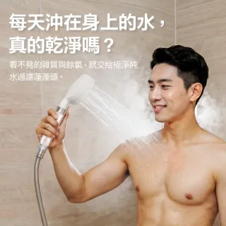 【CAESAR 凱撒衛浴】極淨純水 除氯過濾蓮蓬頭 替換濾芯 6 入組(PP 過濾綿)
