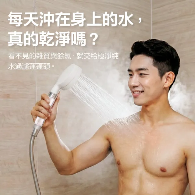 【CAESAR 凱撒衛浴】極淨純水 除氯過濾蓮蓬頭 替換濾芯 6 入組(PP 過濾綿)