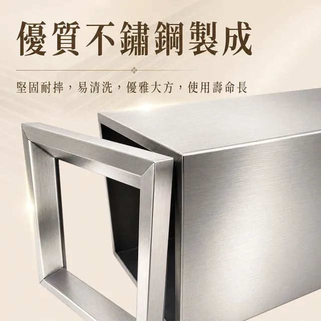 不鏽鋼垃圾桶 開放式分類桶 清潔箱 茶水間回收箱 辦公垃圾桶 分類垃圾桶 資源回收桶 208-STC90