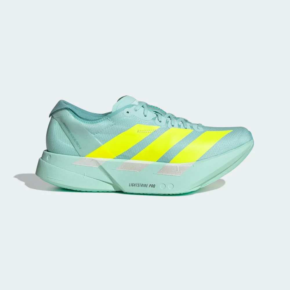 【adidas 愛迪達】ADIZERO ADIOS PRO 4 跑鞋 慢跑鞋 運動鞋 女鞋 JR1243