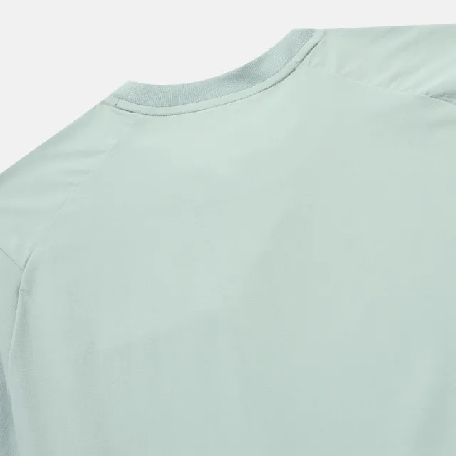 【DESCENTE】短袖上衣 男 快排 MEN AIR-STRETCH POCKET SHORT SLEEVE T-SHIRTS 淺綠 SR221DTS41-MINT
