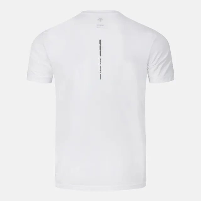 【DESCENTE】短袖上衣 男 女 中性 快排 UNI QUICK-DRY SHORT SLEEVE T-SHIRTS 白 SR113RTS21-WHT0