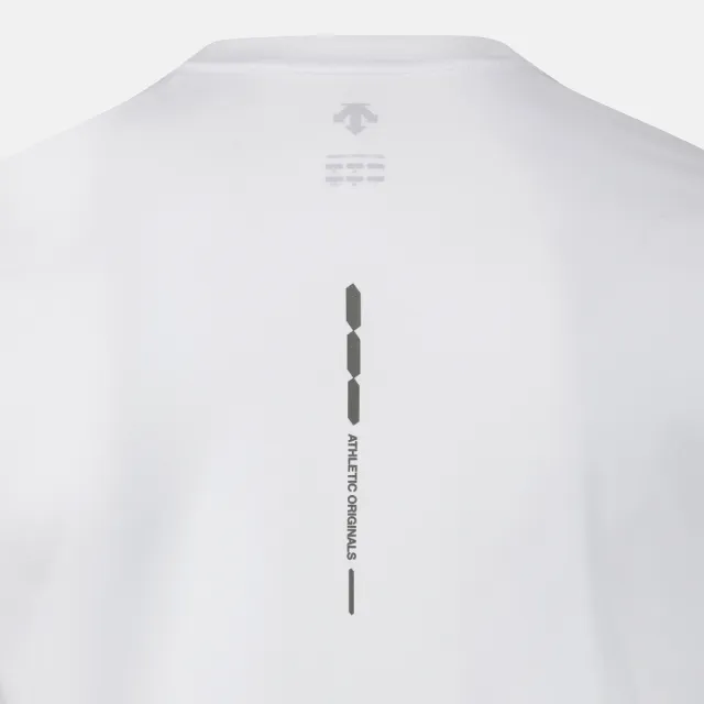 【DESCENTE】短袖上衣 男 女 中性 快排 UNI QUICK-DRY SHORT SLEEVE T-SHIRTS 白 SR113RTS21-WHT0