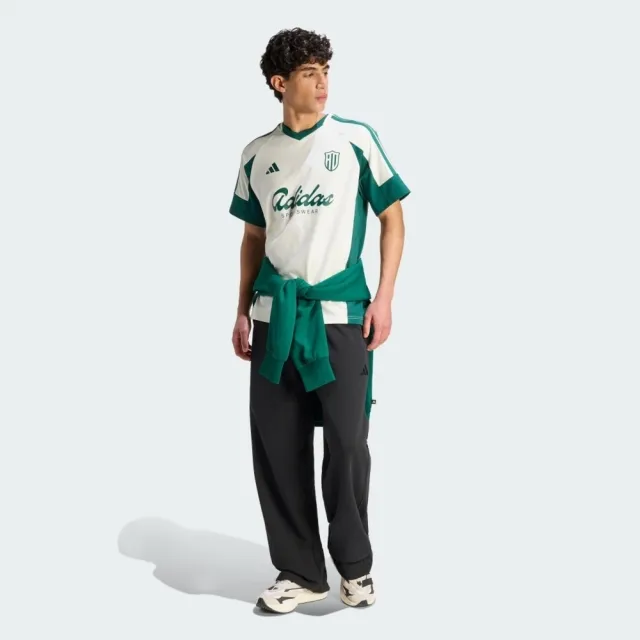 【adidas 愛迪達】M Lux Tiro T Sc 男女 T恤 運動上衣 休閒短袖 白綠 亞版 純棉(KS5052)