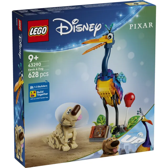 【LEGO 樂高】迪士尼系列 43290 凱文和小逗(天外奇蹟 迪士尼 禮物 積木)