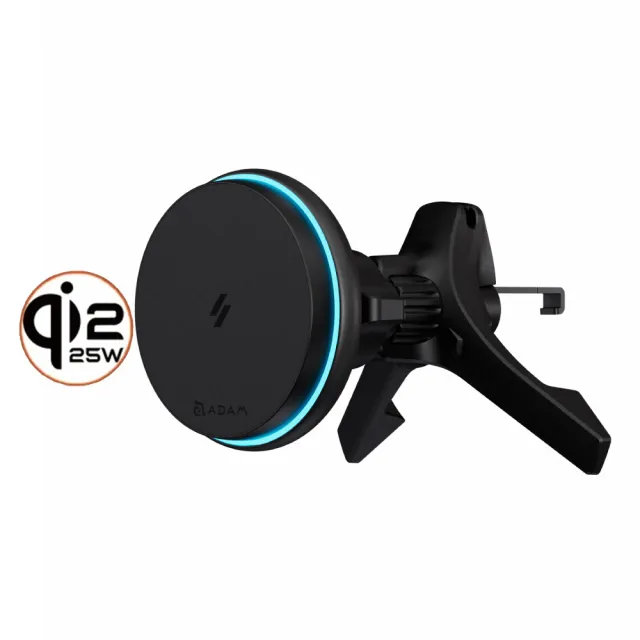 【ADAM 亞果元素】CQ2 Plus Qi2 25W 車用磁吸充電器