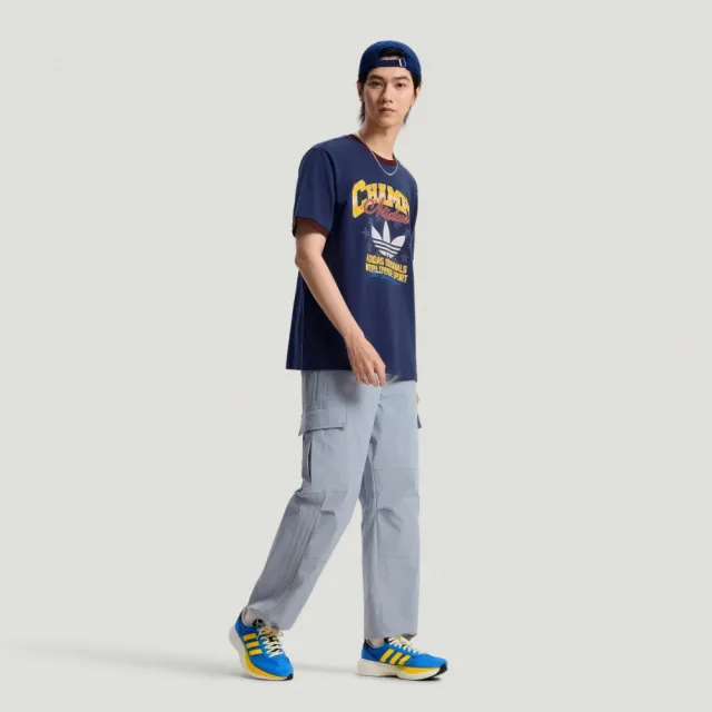 【adidas 愛迪達】運動 休閒 T恤 男上衣 RINGER TEE(LE7356)