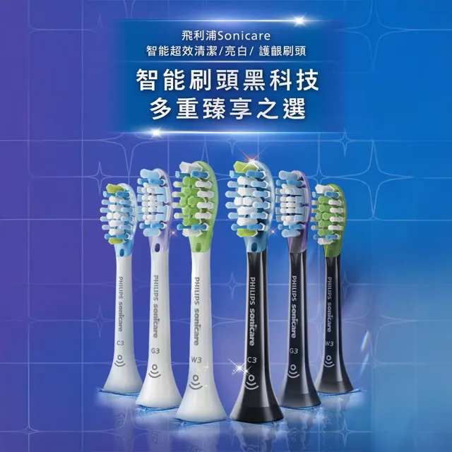 【Philips 飛利浦】momo獨家 HX5070/01 Sonicare 5系列音波牙刷-黑色 (2026新品/壓力感應/官方直營)