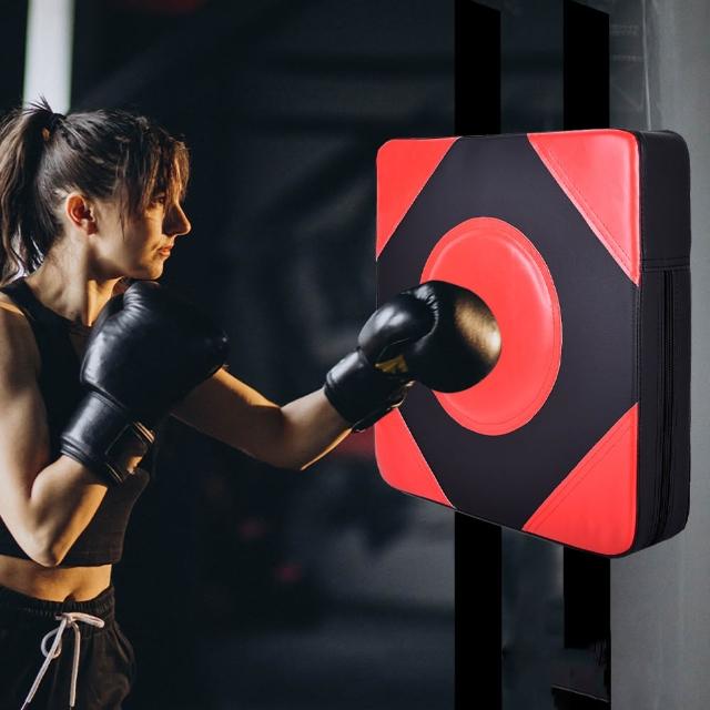 【LDX】不傷牆面拳擊牆靶/散打沙包/拳擊沙袋/沙包/拳擊/MMA/重訓/健身/拳擊練習(紅黑色)