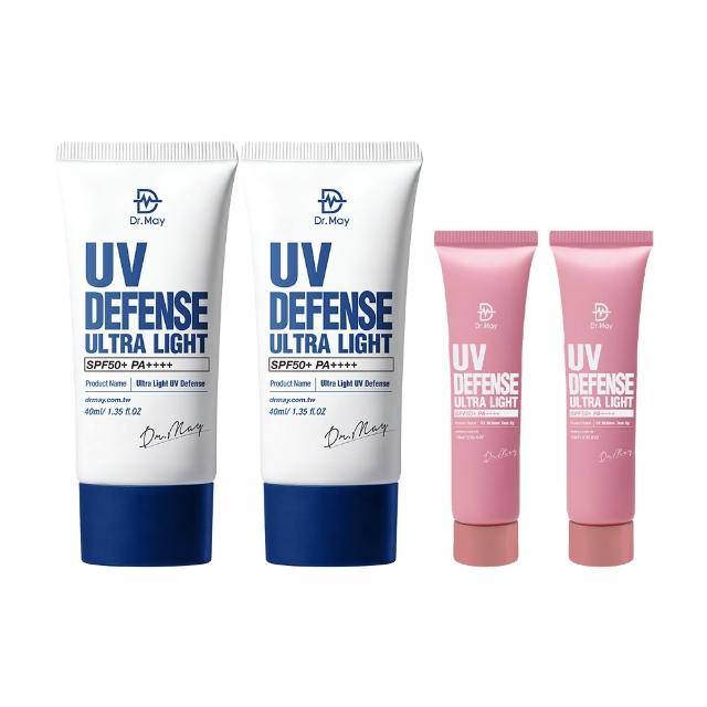 【Dr. May 美博士】專業隔離清爽防曬乳SPF50+ PA++++40ml 二入組(抗UV高係數) 買一送一