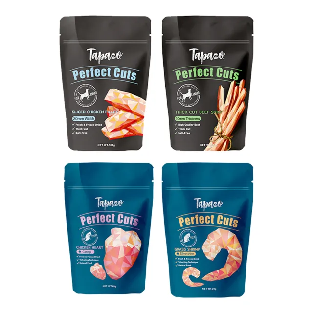 【TAPAZO 特百滋】老饕鮮味盤系列-3入組(貓狗零食 貓狗凍乾 天然零食)