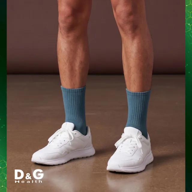 【D&G】6雙組-強力消臭EX男運動長襪(D552-去味消臭)
