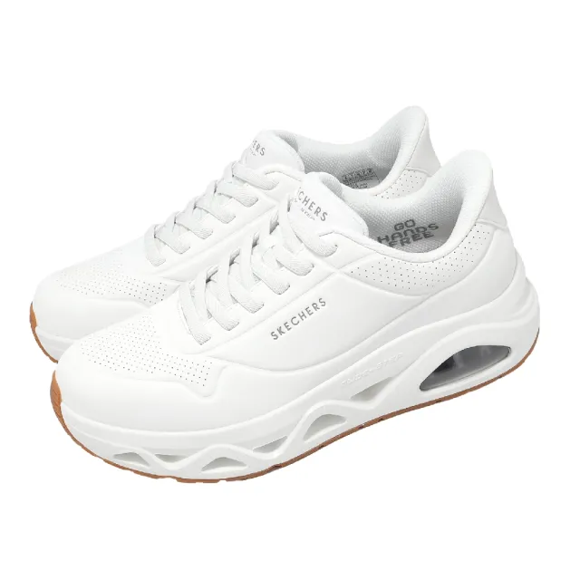 【SKECHERS】休閒鞋 Uno Glide-Step Slip-Ins 男鞋 白 氣墊 膠底 183420WHT