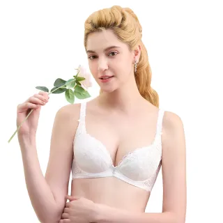【Swear 思薇爾】撩波巴黎之春系列B-C罩涼感蕾絲集中包覆女內衣(奶油色)