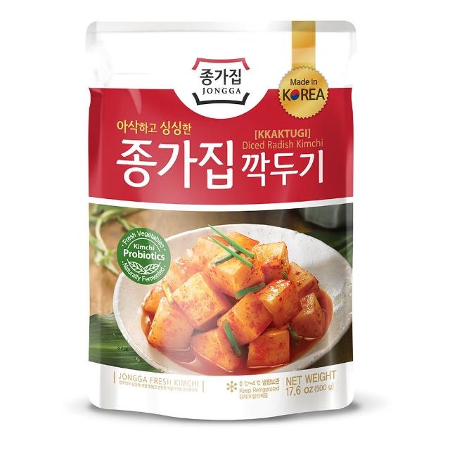 【宗家府】蘿蔔切塊Kimchi 500公克(清脆爽口的蘿蔔)