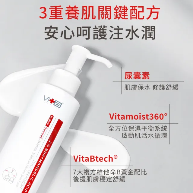 【Swissvita 薇佳】2%水楊酸蜜花酸晶身體乳150ml(2%水楊酸+2%蜜花酸晶)