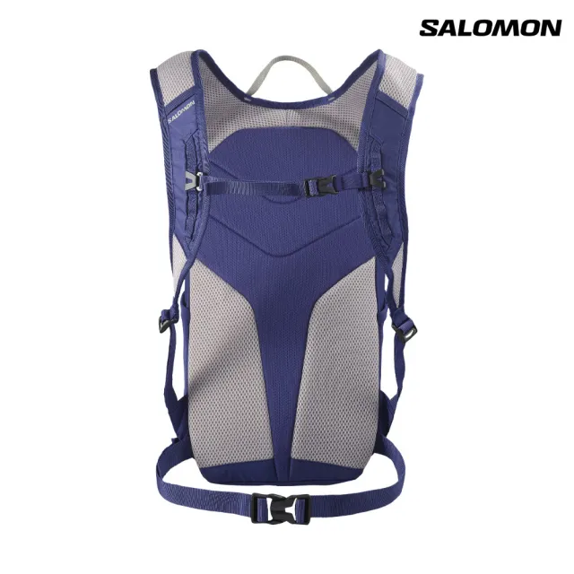 【salomon】TRAILBLAZER 10 多功能背包 深藍/幽靈灰