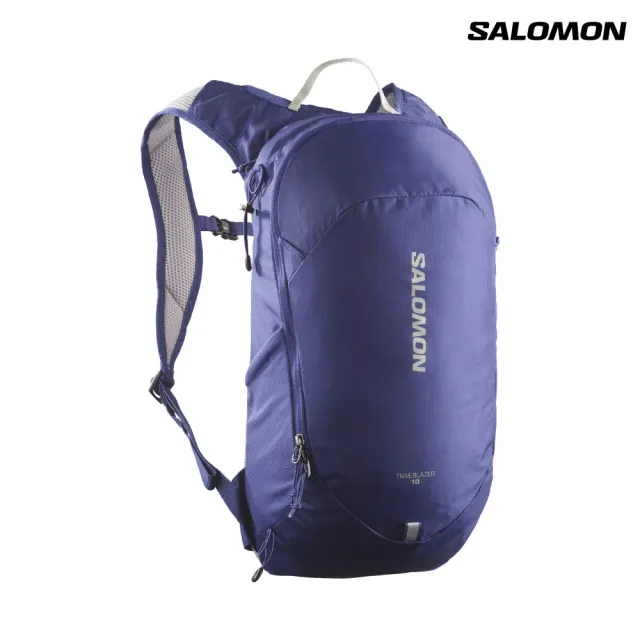 【salomon】TRAILBLAZER 10 多功能背包 深藍/幽靈灰