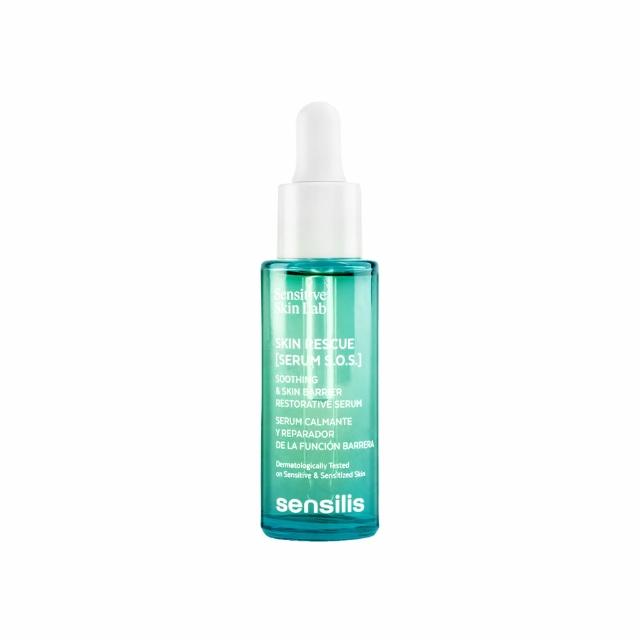 【sensilis 森思黎絲】SOS急效舒緩修護精華30ml(敏感肌/EGF/B3/B5/屏障修護/舒緩乾燥泛紅)