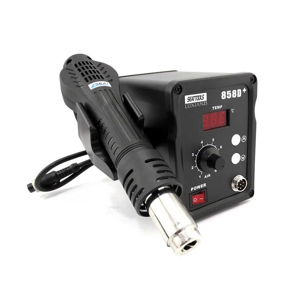 封口 熱烘槍 吹風機 手工藝 收縮膜 包膜工具 電工工具 調溫風槍 630-HG858D+(數位熱風槍 熱風機)