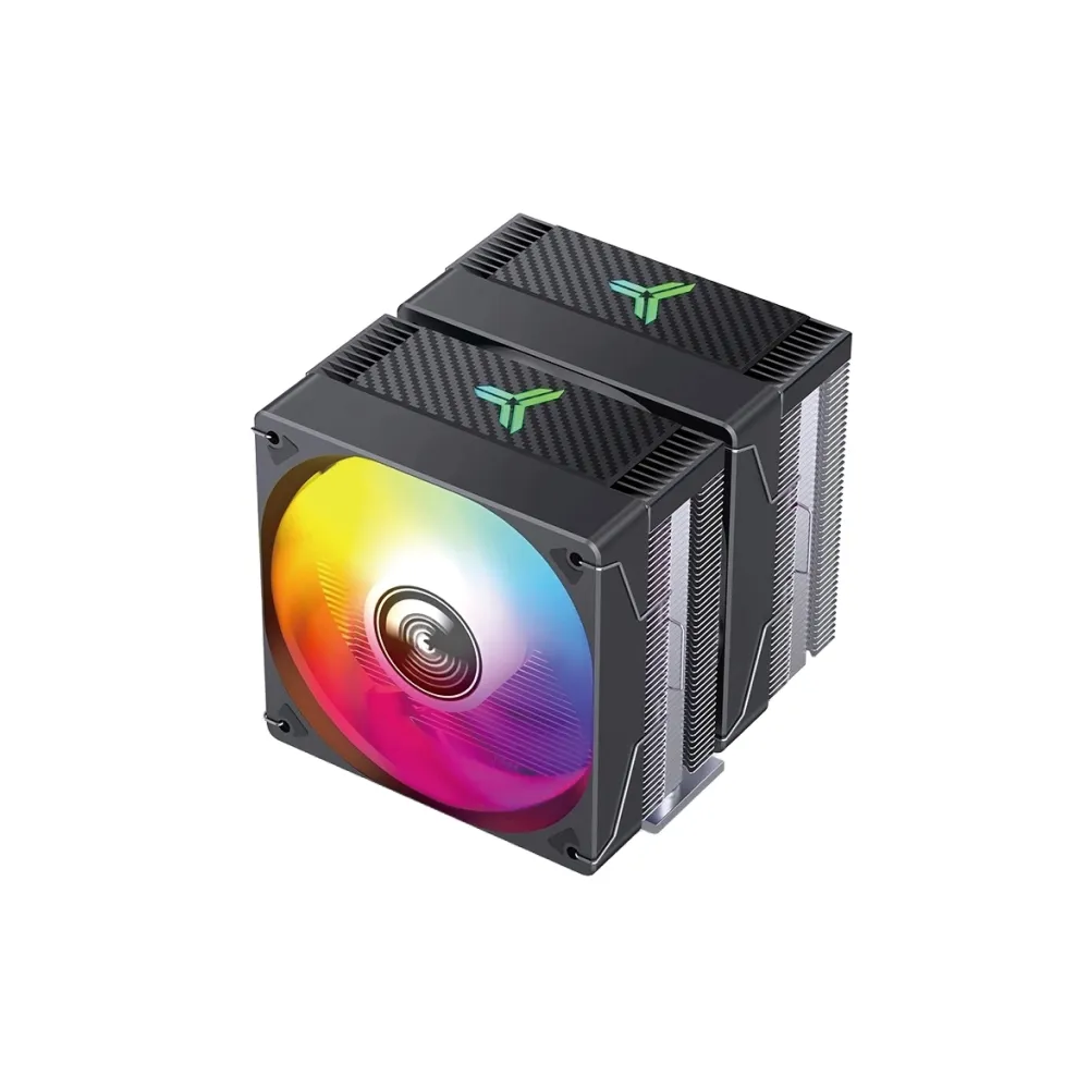 【JONSBO 喬思伯】CR-3000E ARGB 雙塔雙扇CPU散熱器 黑 TDP:260W(6導管/碳纖維頂蓋/3年保)