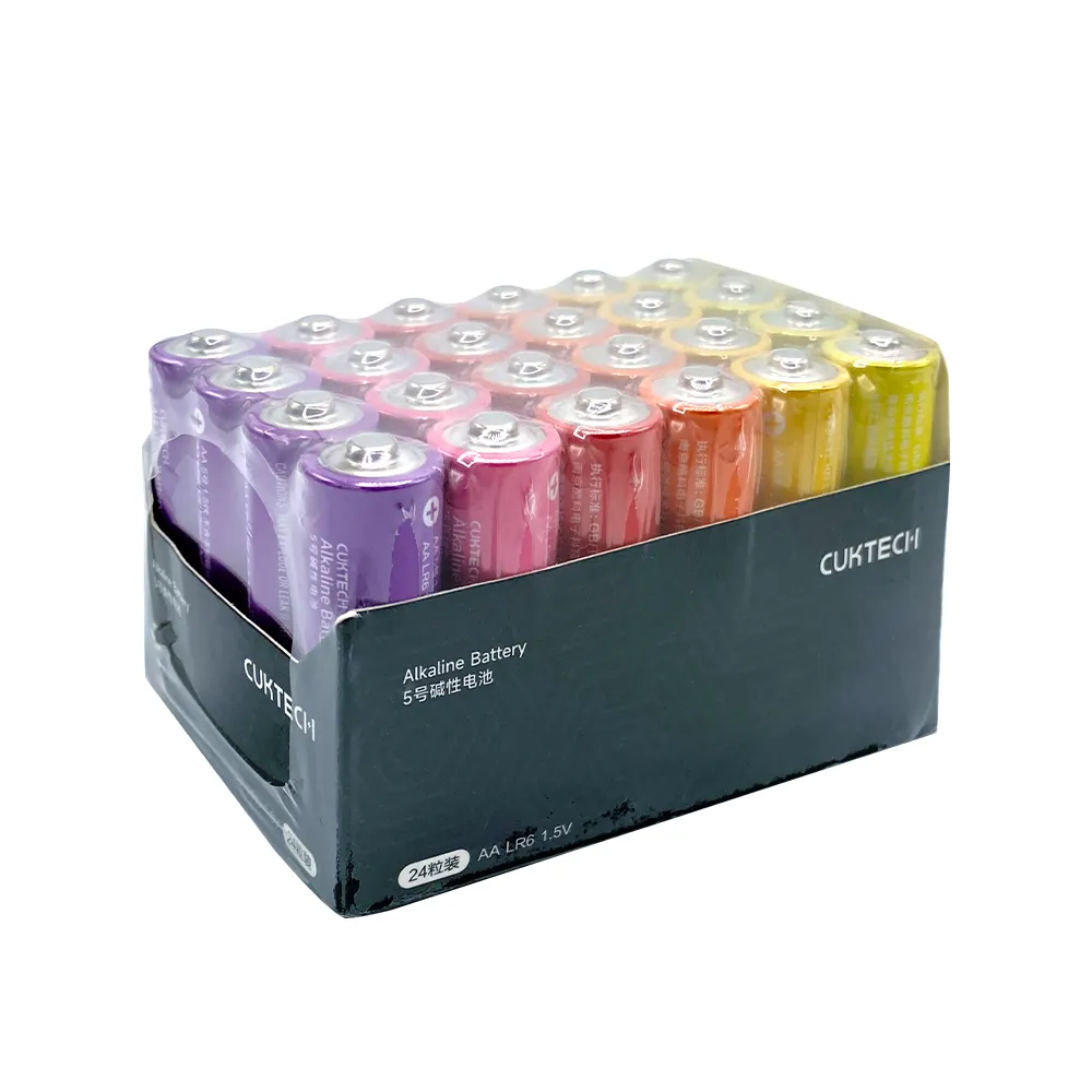 【CUKTECH 酷態科】鹼性電池 3號AA 24入裝(B08/乾電池)