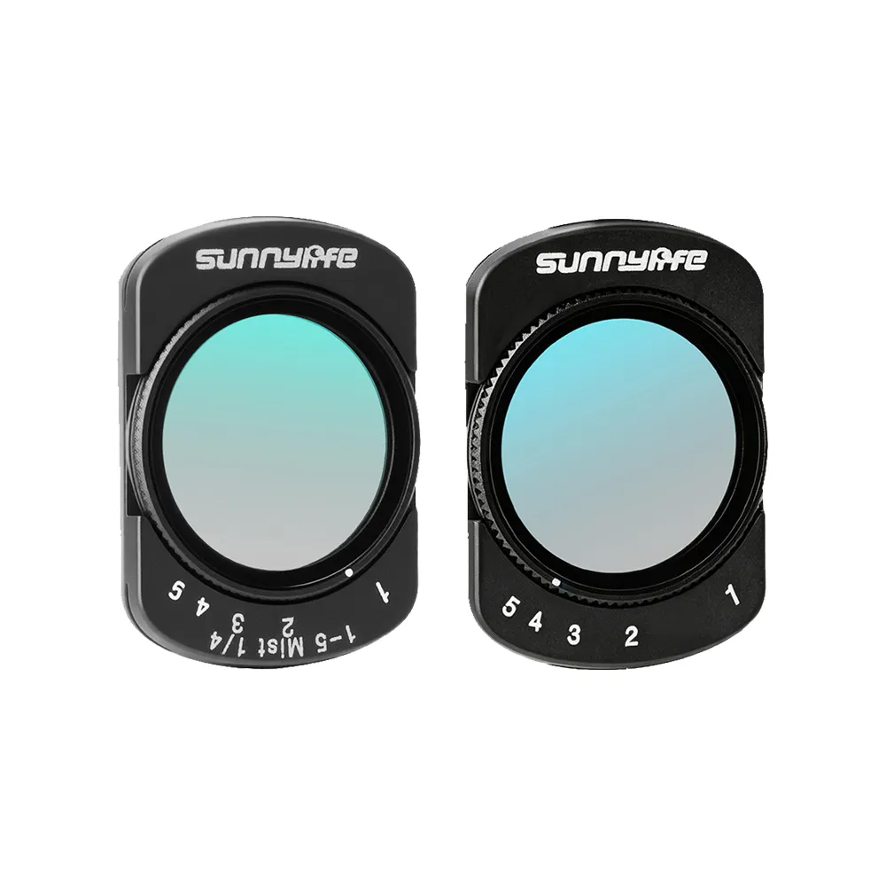 【Sunnylife】DJI OSMO POCKET 4 二合一(1/4黑柔&VND) / 可調式VND減光 磁吸濾鏡