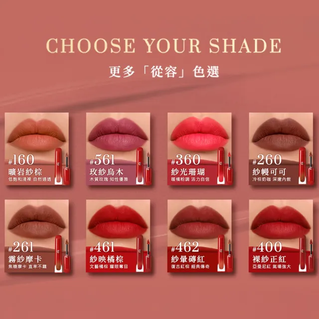 【ARMANI 亞曼尼】官方直營 奢華柔紗訂製唇露組(唇彩/唇釉/GA)