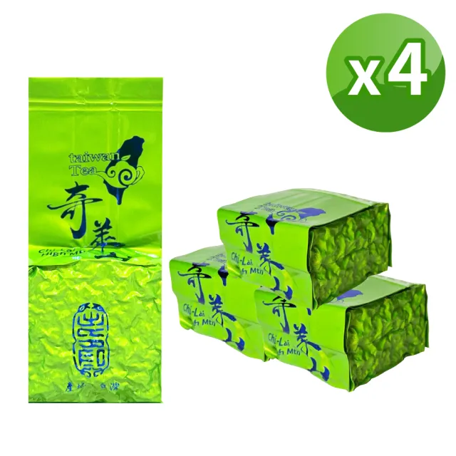 【xiao de tea 茶曉得】奇萊山五告咕溜烏龍茶葉75gx4包(0.5斤)