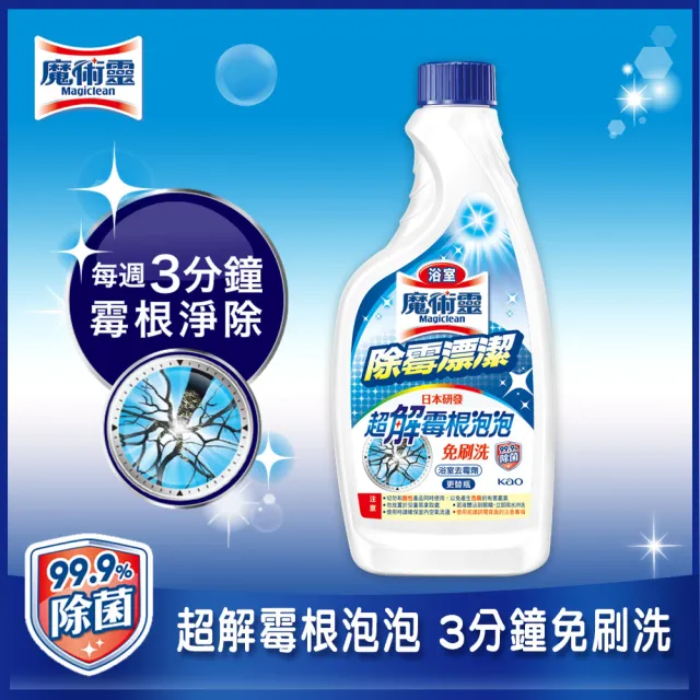 【魔術靈】日本原裝去霉劑更替瓶(400ml) / 除霉漂潔更替瓶(500ml)_12入/箱