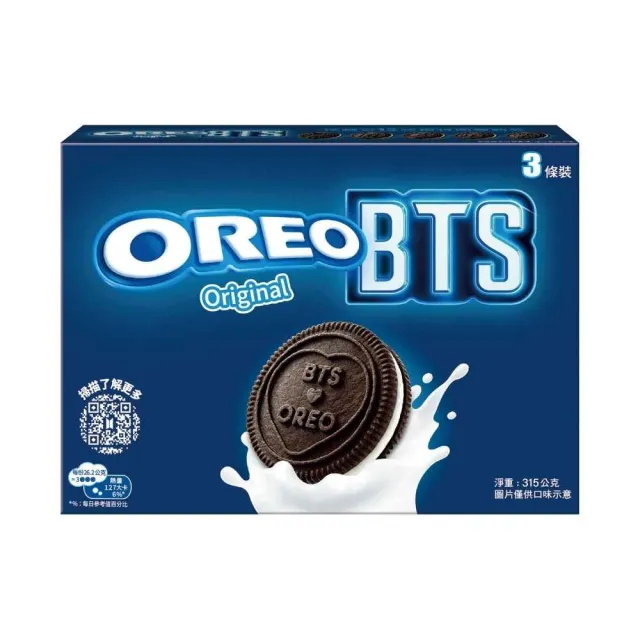 【OREO 奧利奧】OREO夾心餅乾量販盒 五入派對組(多口味可選、含BTS 聯名款)