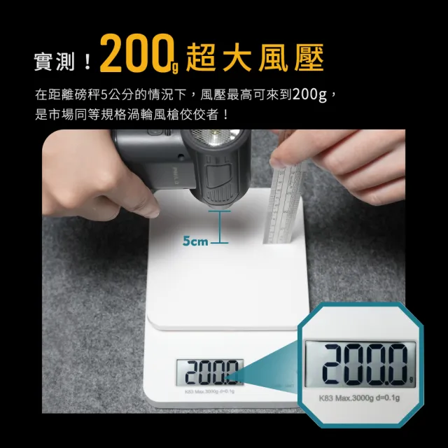 【Philo 飛樂】升級版13萬轉 渦輪無刷暴力風槍PF52A 加碼贈大全配(洗車打蠟吹乾吹塵 居家清潔除塵  吹塵槍)