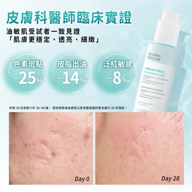 【sensilis 森思黎絲】杜鵑花酸煥膚精華100ml+B5極淨舒緩潔顏慕斯200ml(敏感泛紅肌毛孔顆粒煥膚首選)