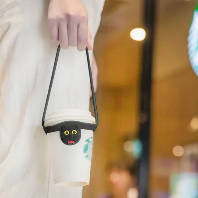 【Bone 蹦克】環保杯綁 Cup Tie (飲料提袋/環保矽膠/飲料袋/手提/杯袋)