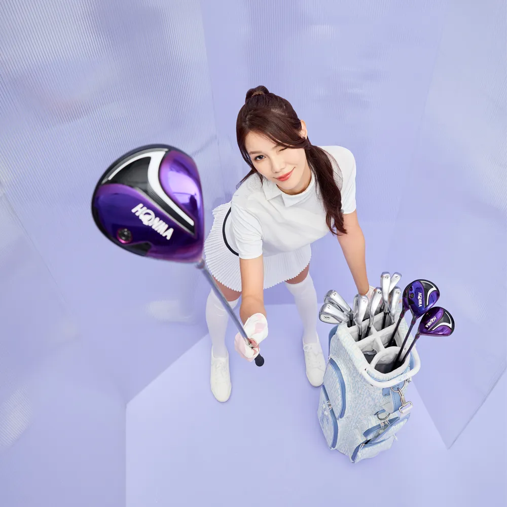 【HONMA 本間高爾夫】日本星空之紫3木7鐵BeZEAL 3 LADIES女仕球桿套組(贈限定桿套 不含球袋)限定優惠