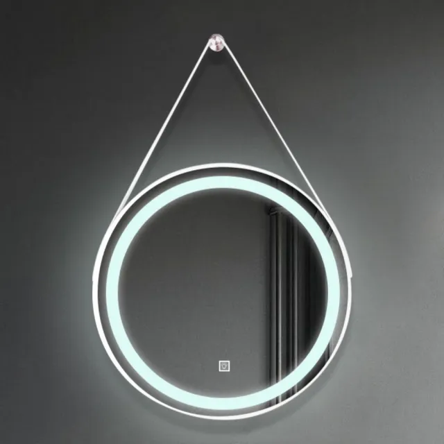 【窩居】LED智能浴室鏡 壁掛式衛浴鏡 觸控燈光 高清成像50cm