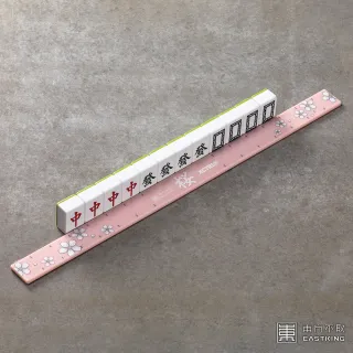 【東方不敗】QT-186 東方不敗 × Xctrl聯名牌尺_染井吉野櫻花粉34mm(耐衝擊牌尺)