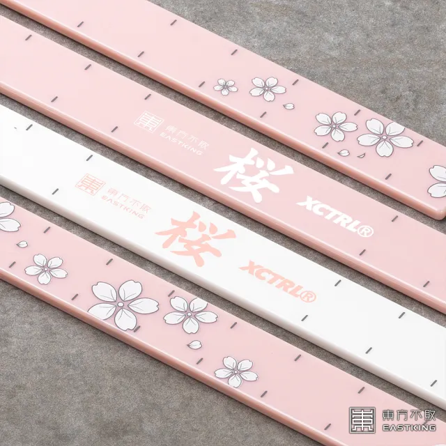 【東方不敗】QT-186 東方不敗 × Xctrl聯名牌尺_染井吉野櫻花粉34mm(耐衝擊牌尺)