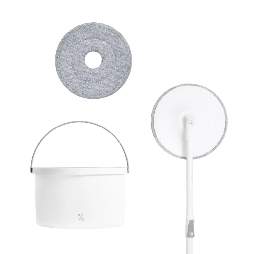 【PERCENT 百潔】SPIN MOP 淨汙分離拖把(內含一拖二布)