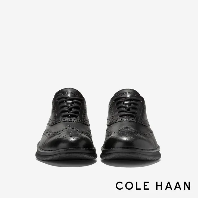 【Cole Haan】OriginalGrand ENERGYWEAVE WINGTIP OXFORDS 翼紋牛津鞋 男款寬楦 黑色(C40677)