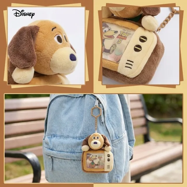 【Disney 迪士尼】雙11 Toy Story玩具總動員周邊商品正版耳機收納包零錢包彈簧狗臘腸狗生日禮物 