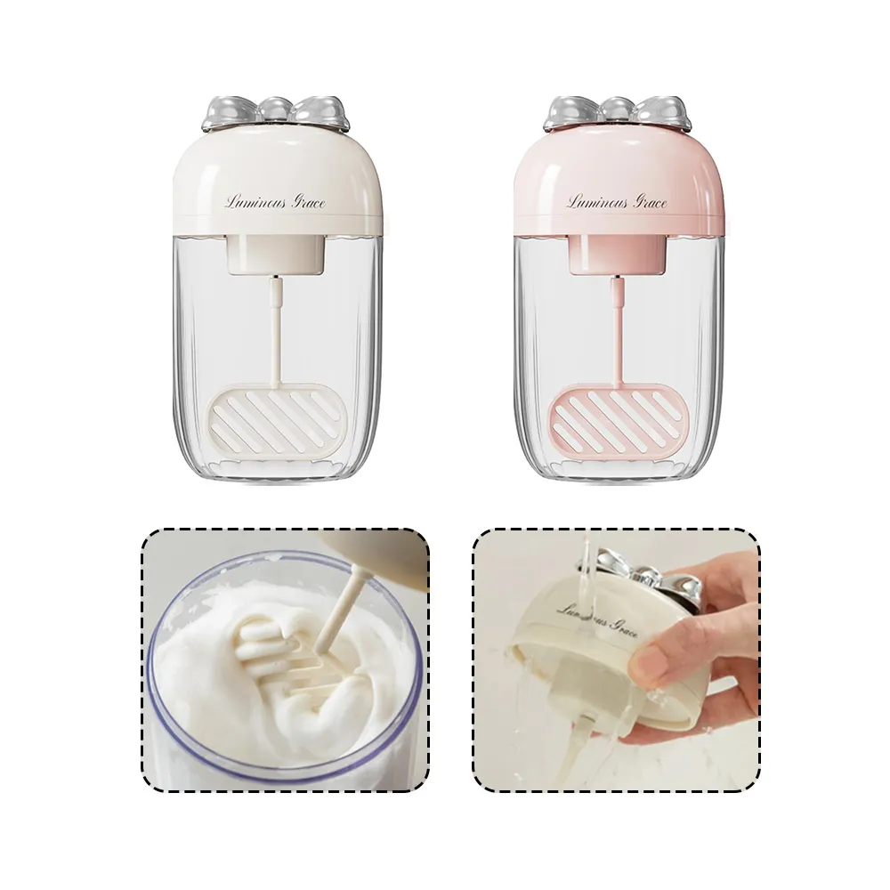 電動洗面乳起泡器 臉部清潔潔面泡泡器 沐浴乳洗髮精自動打泡機(洗臉 打泡器 泡泡杯 自動打泡沫)