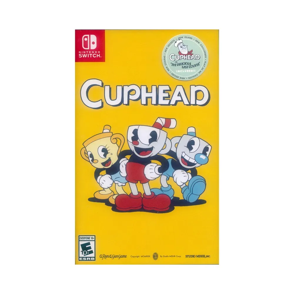 【Nintendo 任天堂】NS Switch 茶杯頭 Cuphead(中英日文美版)
