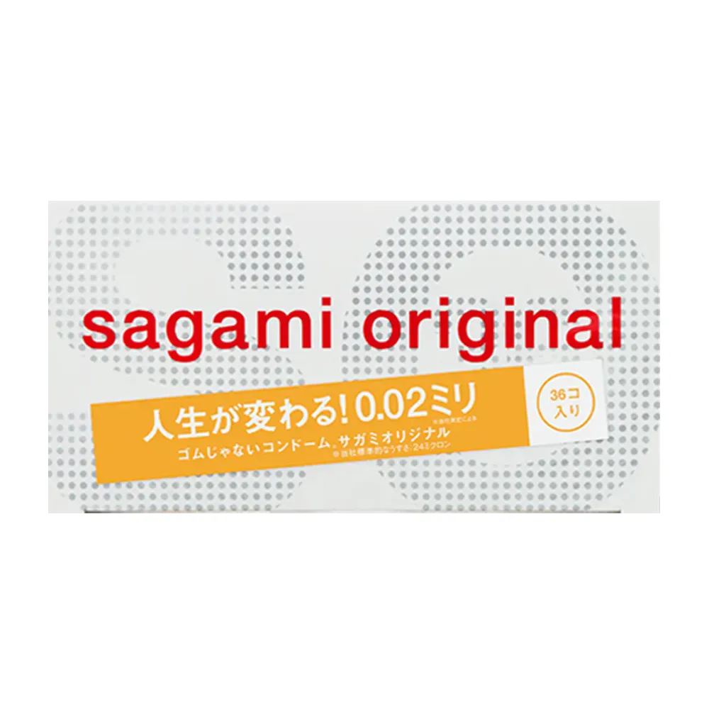 【sagami 相模】相模元祖0.02標準裝PU保險套(36入)